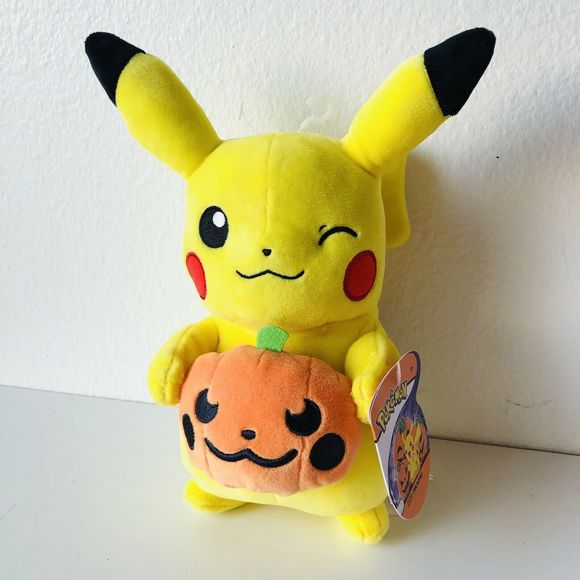 pikachu pumpkin plush